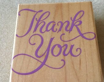 Stamps. Script "Thank You", Country"Homemade By","Highlighting".