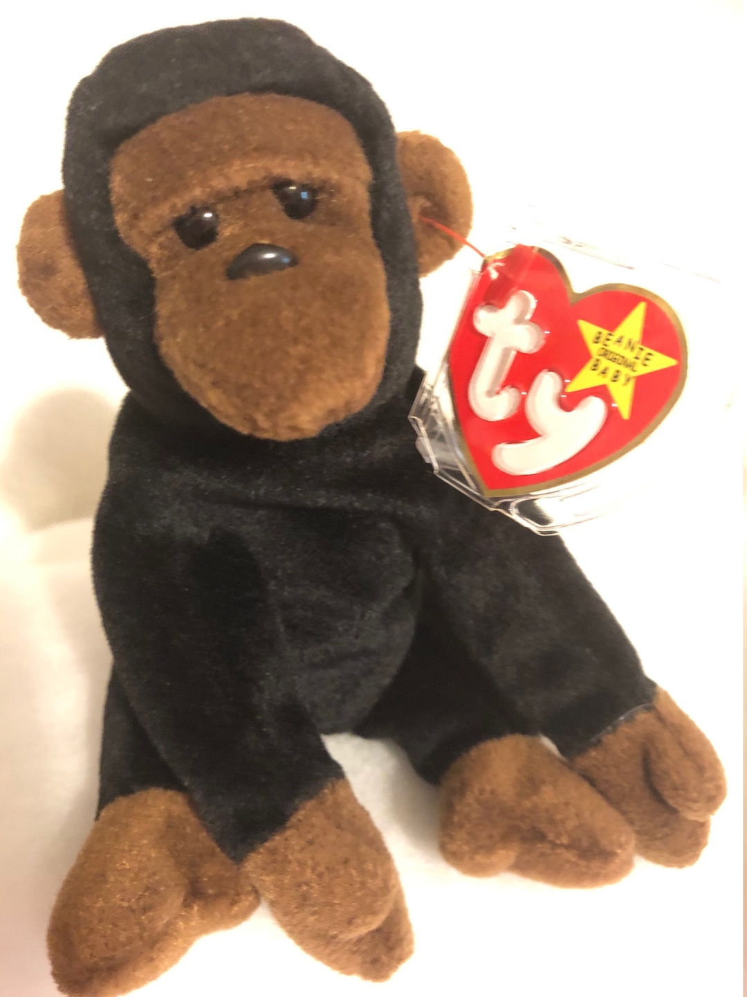 Beanie Baby Congo. Black and Brown Gorilla 4160.black Eyes - Etsy Ireland