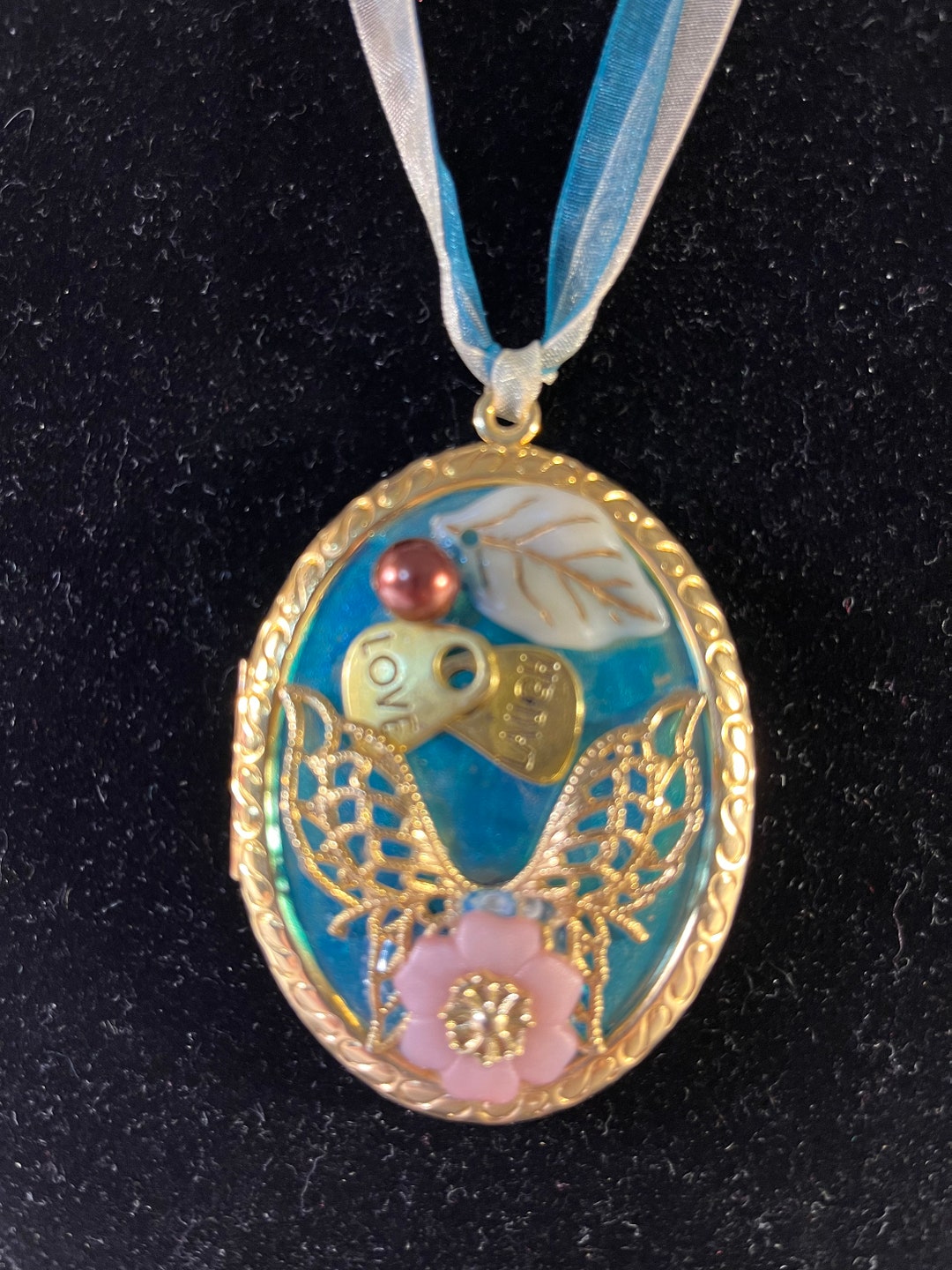 Locket. Opens for Two Pictures. Whimsical Charms.two Lockets With Theme ...
