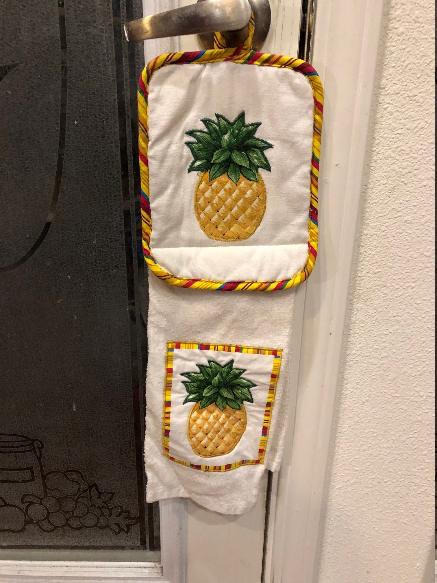 Kitchen Towels.Loop hangs on a kitchen knob.Decorative and Etsy