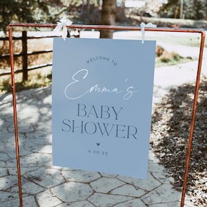 RONAN | Baby Shower Welcome Sign, Oh Boy Baby Shower, Editable Baby Shower Welcome Sign, Boy Baby Shower, Welcome Sign, It&#39;s a boy
