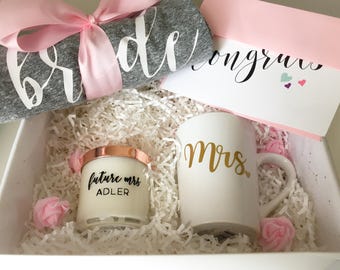 engagement gift basket engagement box bride to be gift