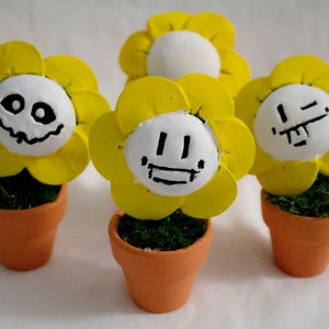 Flowey Undertale Flower Overworld Sprite Magnet Perler Bead -  Portugal