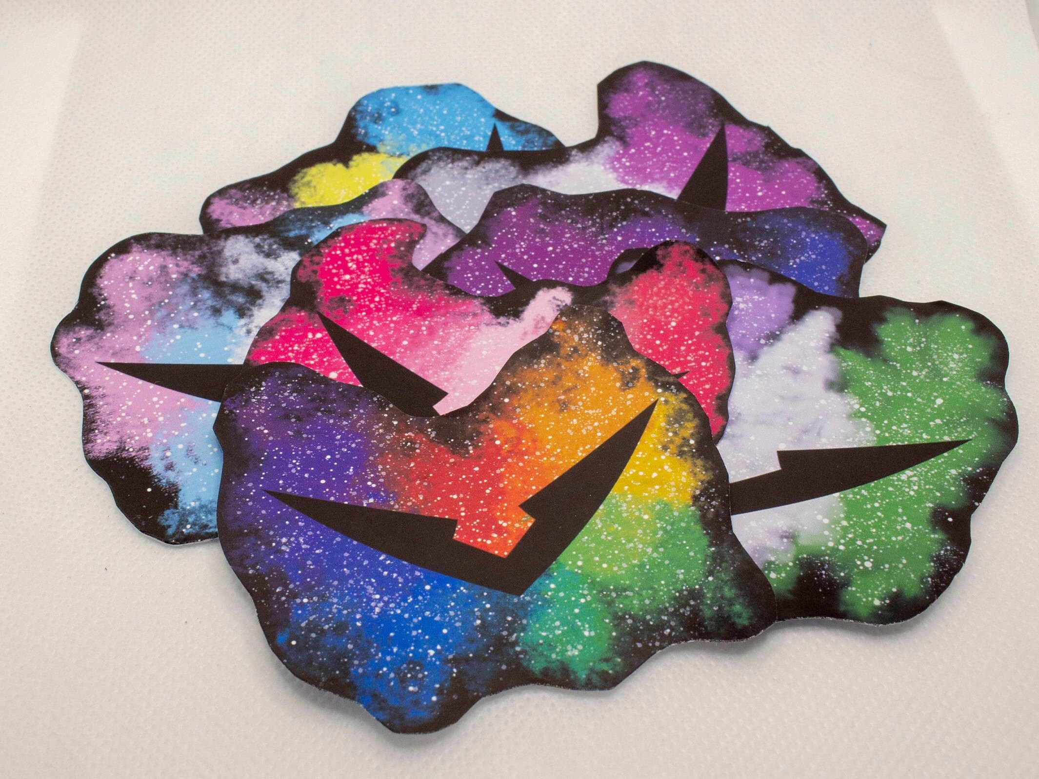 Voltron Cosmic Defenders Pride Waterproof paper Stickers 3"