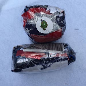 Fabric Scraps / Quilting Scraps / Scrap Bags / Snippets - Red, White, Blue
