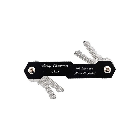 Compact key holder store and keychain organizer