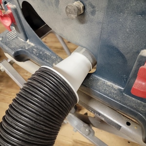 2.25&quot; to 4&quot; Vacuum adaptor STL  and SLDPRT Files, Dust Collection