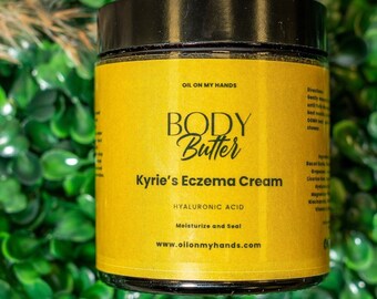 Ekzem-Körperbutter | Psoriasis | Shea-Körperbutter | Aufgeschlagene Körperbutter | Bio-Körperbutter | Natürliche Hautpflege | Schwarzes eigenes Geschäft