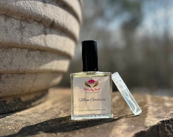Moon Goddess Perfume | Rose  Vanilla Natural Perfume Oil | Natural Fragrance | Jasmine | Ylang Ylang | Mom Gift | Birthday Gift |