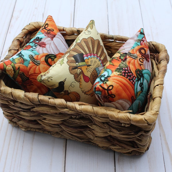 Thanksgiving Tiered Tray Decor, Thanksgiving Mini Pillows, Turkey Tiered Tray Decor, Fall Tiered Tray Decor, Autumn Tiered Tray Decor