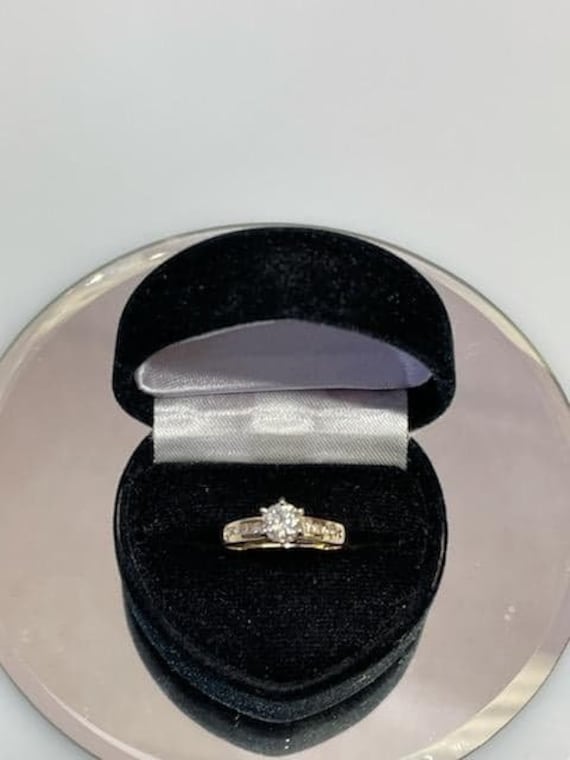 14KT YG Engagement Ring