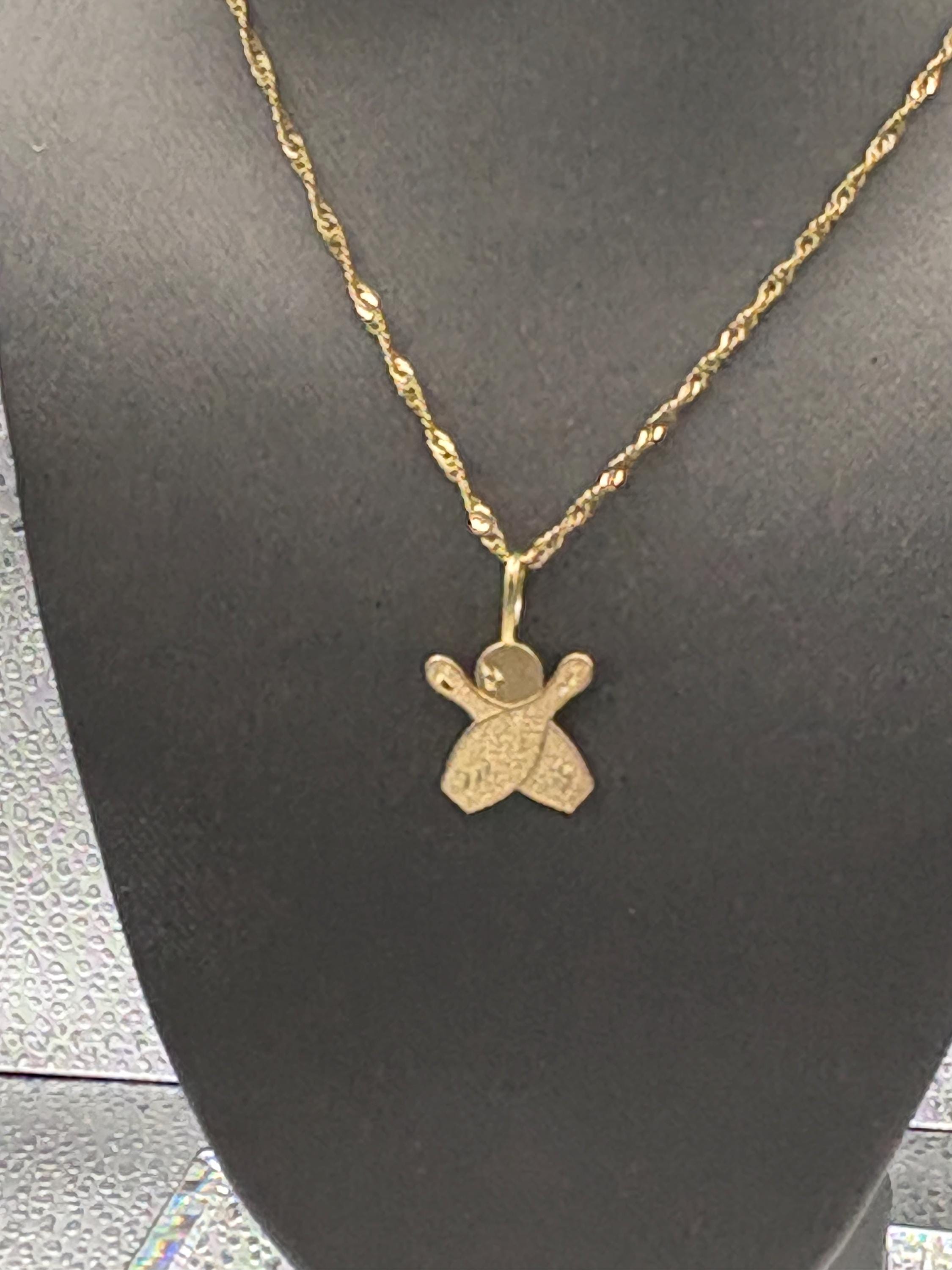 Bonyak Jewelry 14k Yellow Gold-Filled St. Catherine of Sweden Pendant, Size Emily Charm Bonyak Jewelry 14k Yellow Gold-Filled St. Emily De