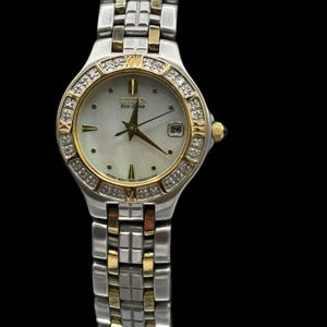 Vintage 2012 CITIZEN Eco‎ Drive Mother Of Pearl Women\'s Quartz Watch Swarovski Citizen EM0550-59D Swarovski Crystal Mother of Pearl Dial  main image 2