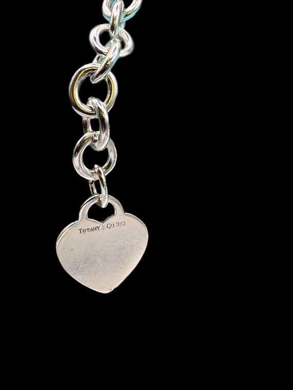 Tiffany & Company Sterling Silver Heart Key Ring View 3