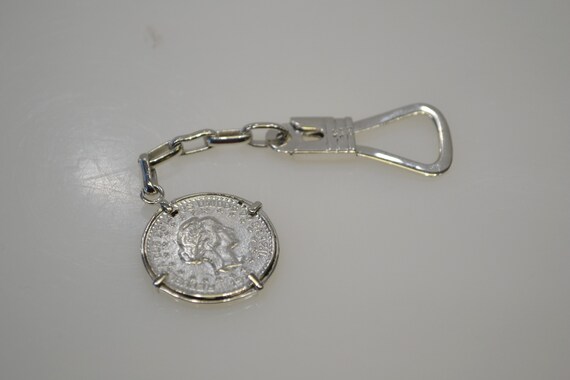 925 Sterling Silver 1913 Coin Key Chain Key Ring