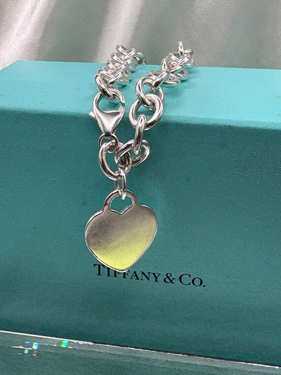 Tiffany & Company Sterling Silver Heart Bracelet