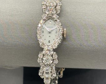 Antique Hamilton Women’s Diamond Cocktail Watch