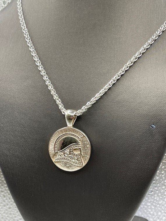 Sterling Silver Gladiator Charm with Copenhagen C… - image 1