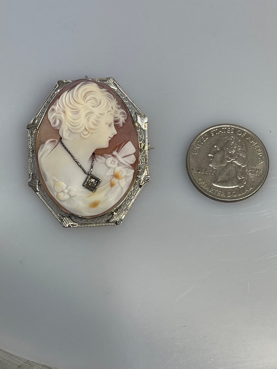 A Gorgeous Antique 14 Karat Gold Cameo - image 5