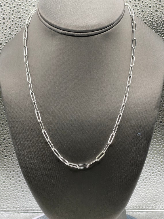 paper clip sterling CHAIN Gem