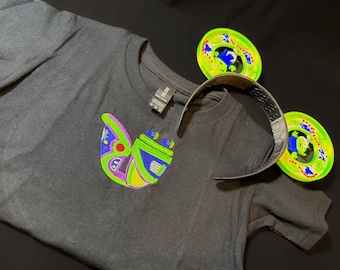 Buzz Lightyear, Space Ranger Spin, Comfort Colors, Embroidered