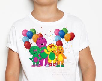 Barney Celebration PNG, Barney Birthday Boy, Barney Birthday Girl, Party PNG