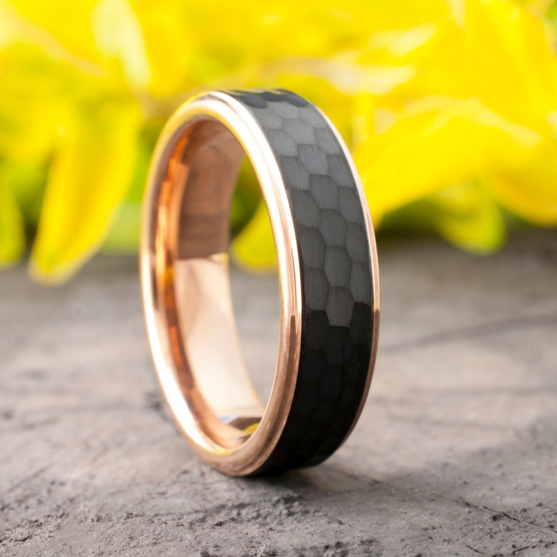 Gold Male and Female Wedding Ring Etsy