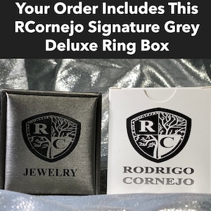 His and Hers Hammered Black Tungsten Ring Set, Brushed Couples Anniversary Wedding Band image 5