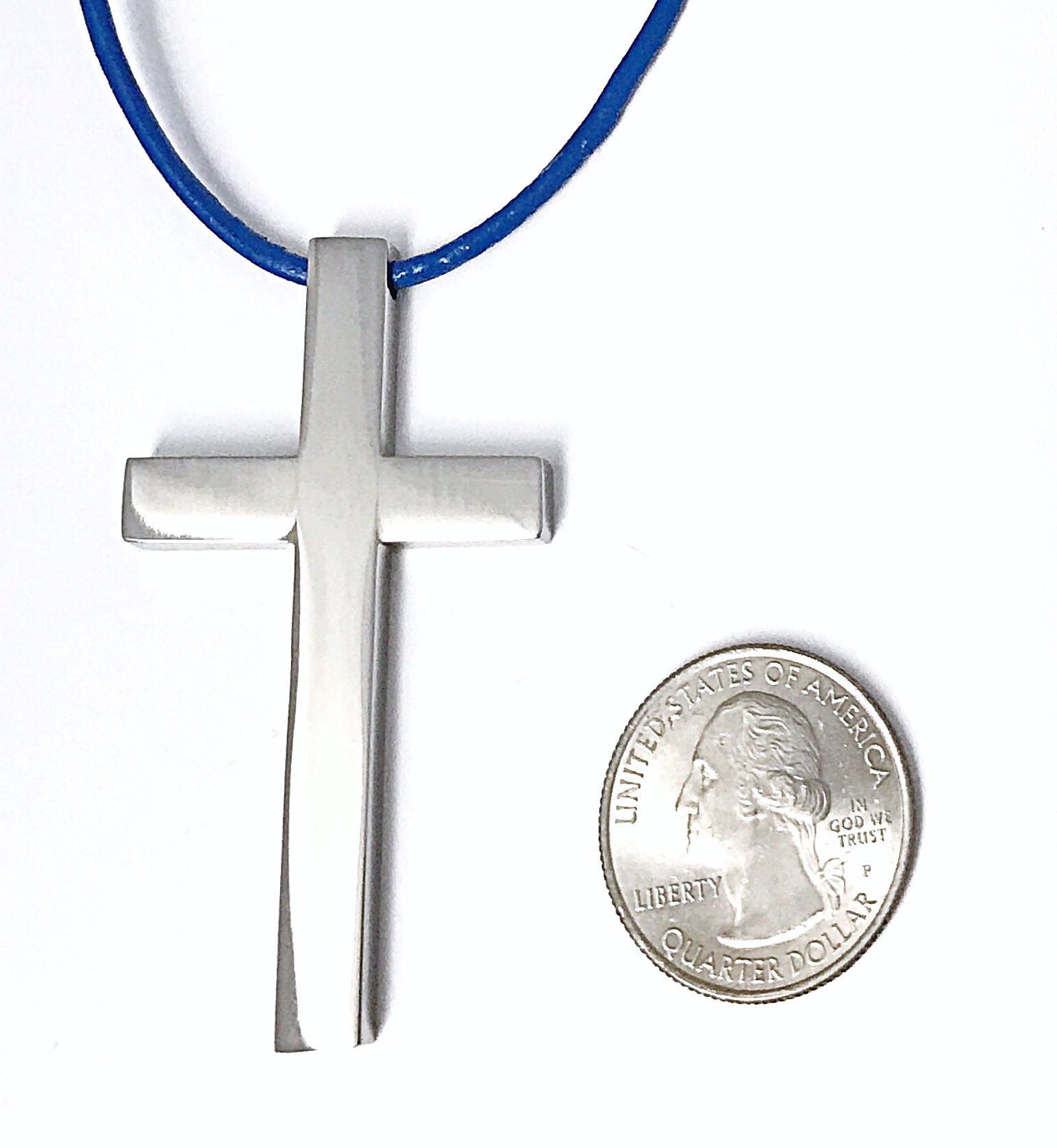 Vintage Big Cross Necklace Pendant For Men Women Punk Jewelry Stainless  Ste,# | eBay