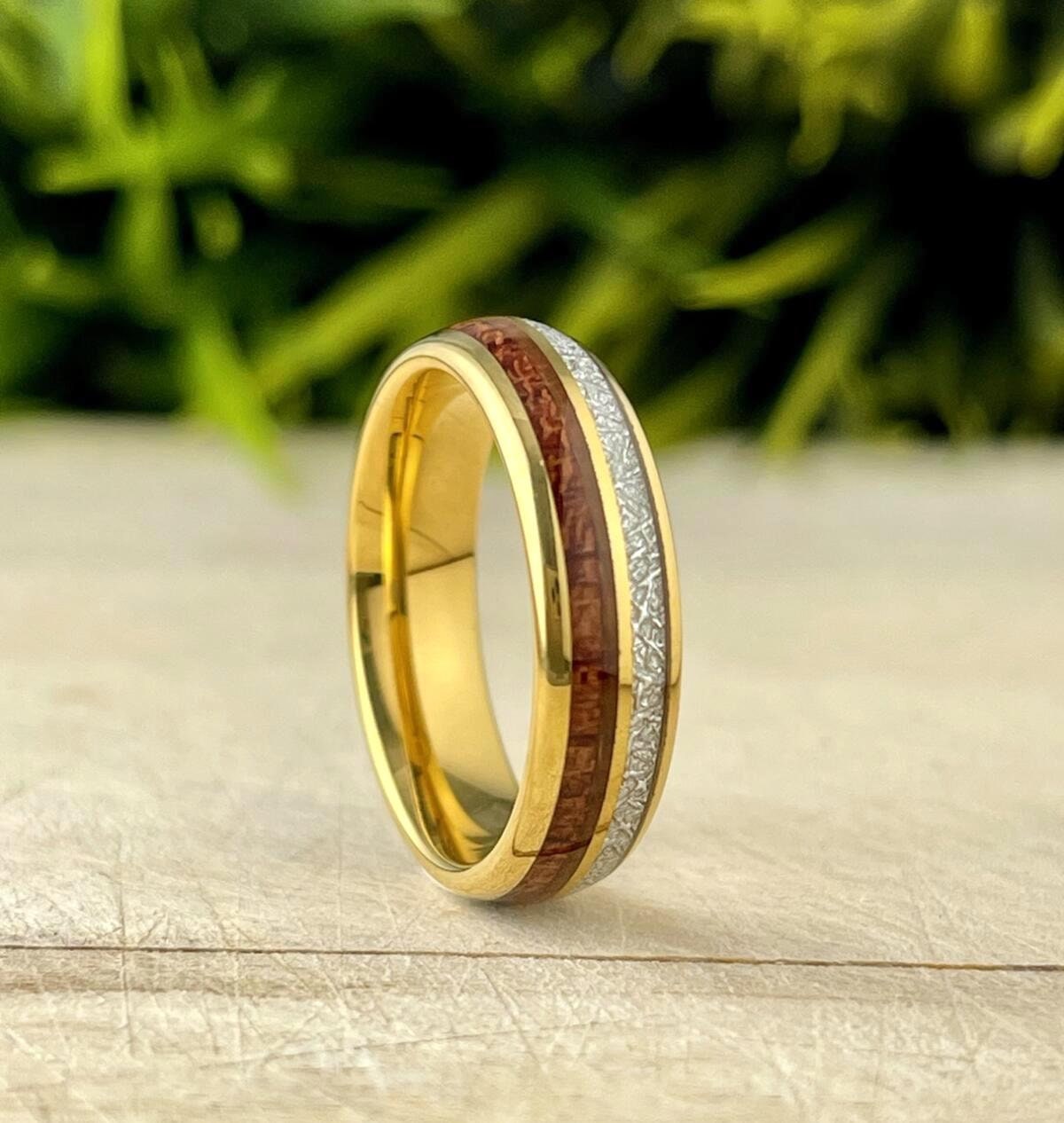 Handmade Gold Wedding Band, Golden Wedding Ring, Bridal Ring, Promise –  jringstudio