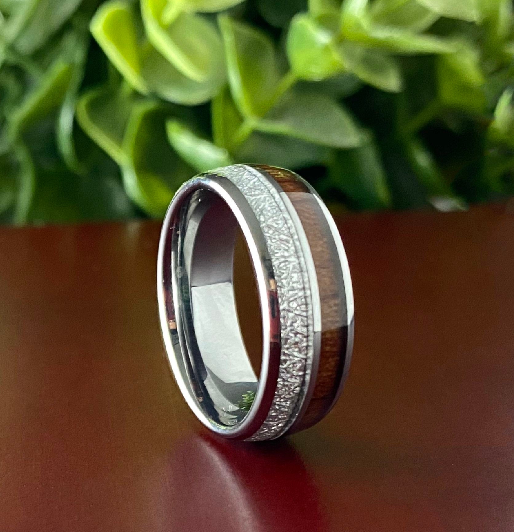 Tungsten Carbide Shiny Gold Domed Polished Wedding Band MENS Bridal Promise Ring 