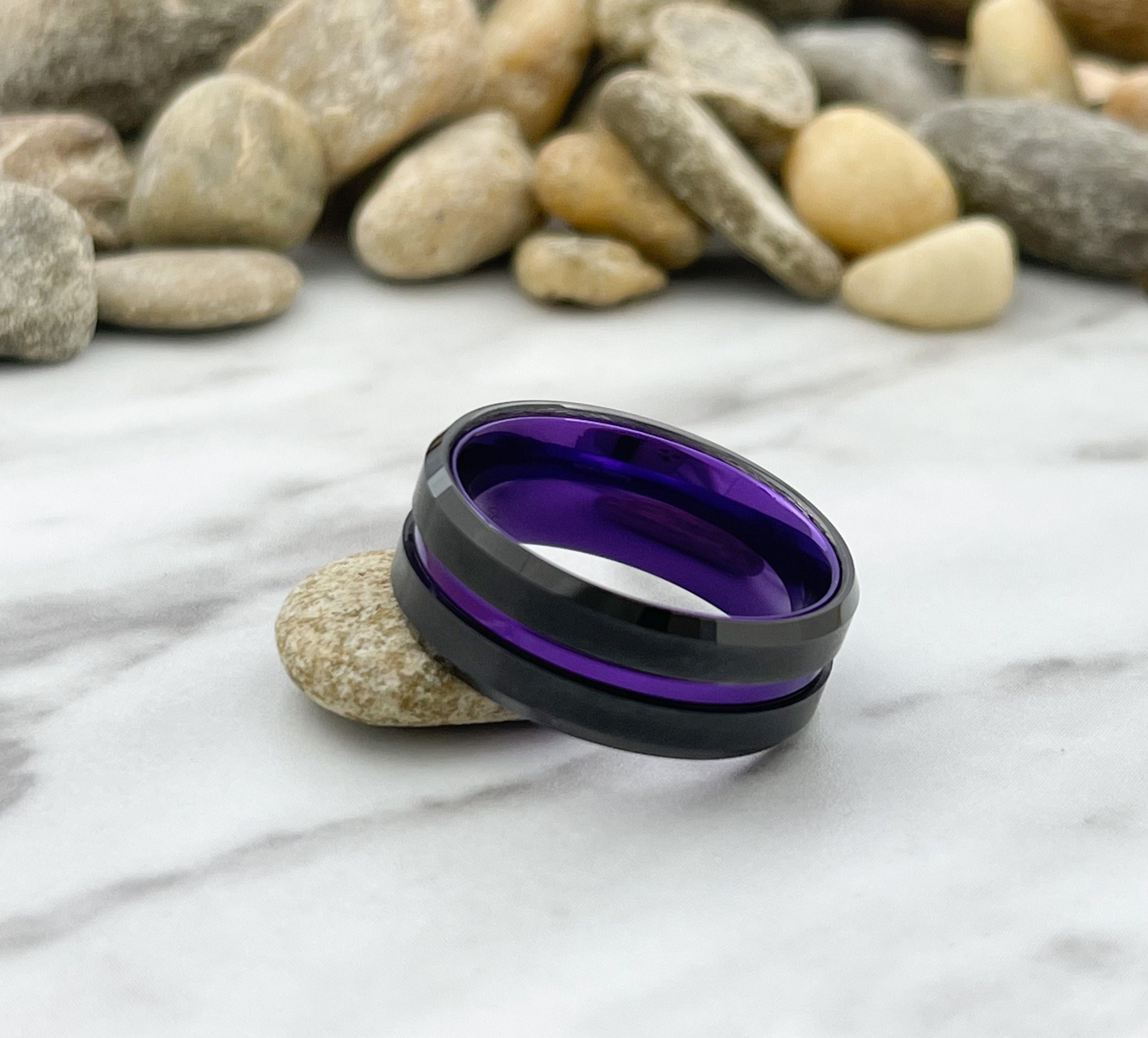 Mens Ring With Purple Stone Shop - www.decision-tree.com 1694456857