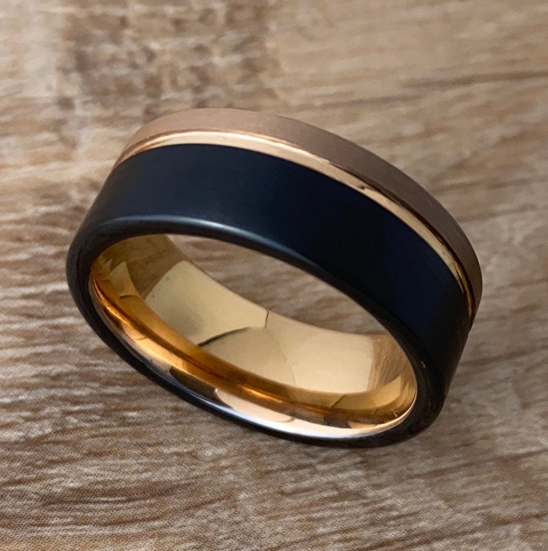 Wolframmasters 8 Mm/6 Mm/4 Mm Wolfram Herren/Damen Roségold