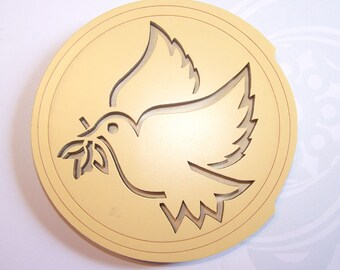 Wooden rosette for Soundhole guitar / mute and decoration for your guitar "COLOMBE"