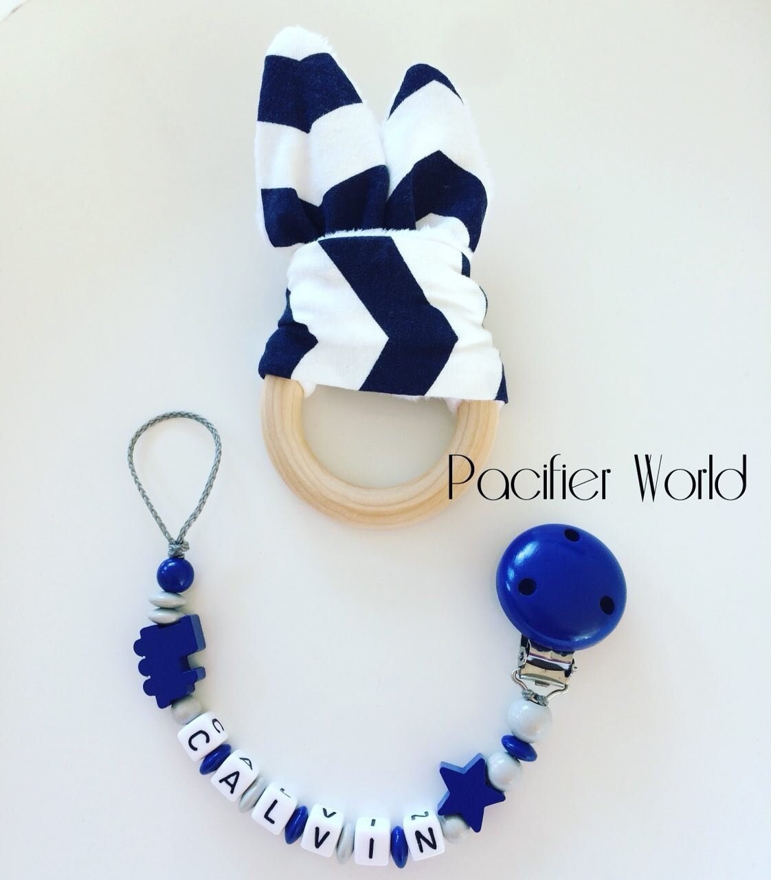 personalized soother clips