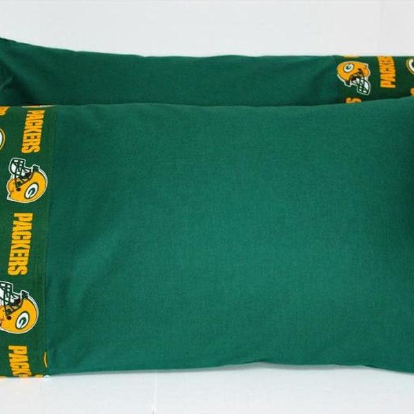 Sports Pillowcases | Green Bay Packers | Football | Pillowcases | Queen Size