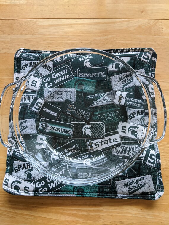 Msu Michigan State Sparty Casserole Hot Pads Etsy Msu Michigan State Sparty Casserole Hot Pads Etsy