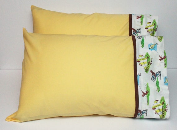 Curious George Curious George Pillowcase Yellow Pillowcase Etsy