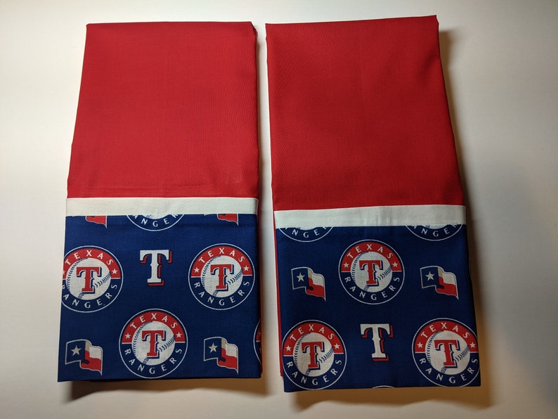 Baseball texas Rangers Sports Pillowcases Sports Bedding Etsy