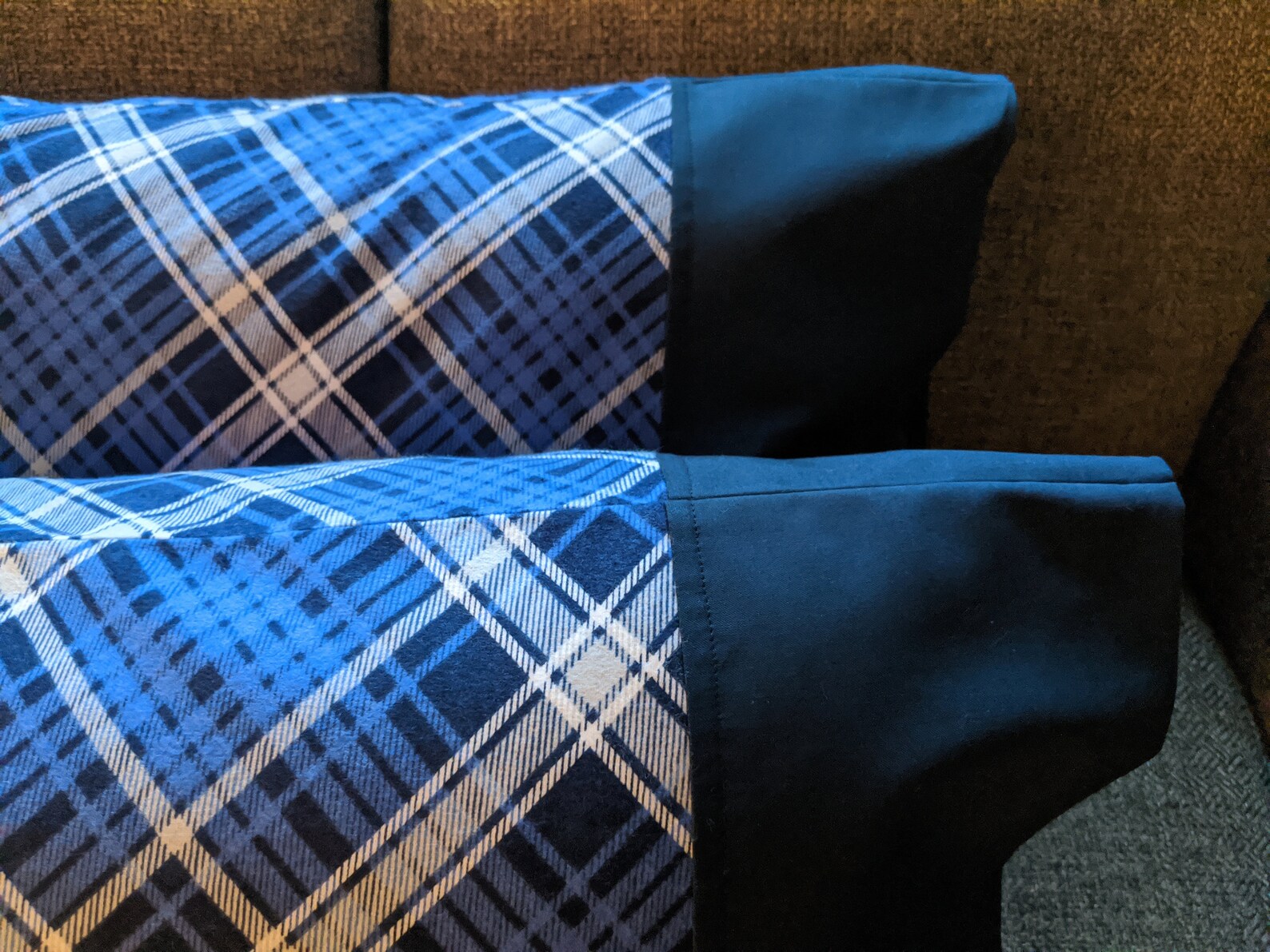 Plaid Flannel Pillowcases Farmhouse Decor Cabin Pillowcases Etsy
