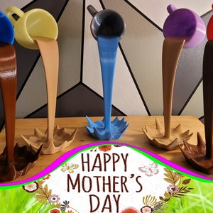 MOTHERS DAY SPECIAL | Floating spilling coffee cup