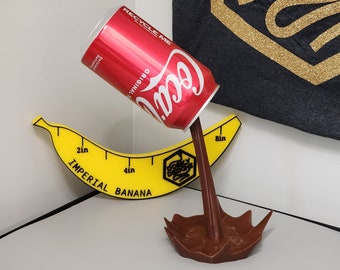 Canette de soda flottante | Magic Coca Coke Spill Home Decor Décoration de cuisine Pepsi Spilling Dr Pepper Splash