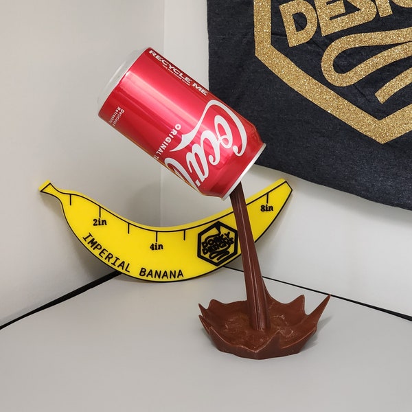 Floating Soda Can | Magic Coca Coke Spill Home Decor Kitchen Decoration Pepsi Spilling Dr Pepper Splash