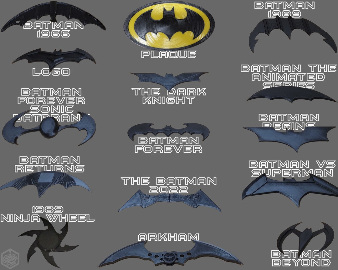 Buy Batarang Set With Wayne Tech Display Stand Online in India - Etsy