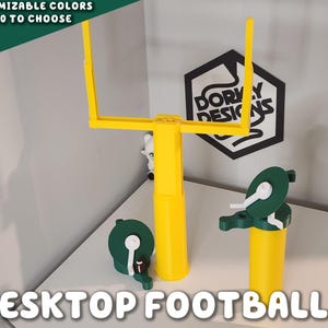 Mesa de fútbol de escritorio con portería plegable, impresa en 3D, para juegos deportivos, plegable, ForgeCore