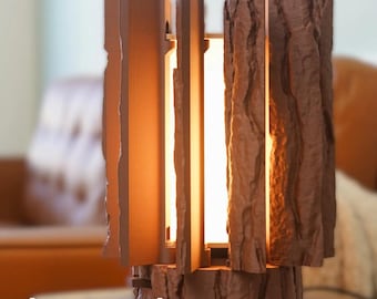 Log Lamp | Mechanical Dimming Lantern Desk Table Reading Night