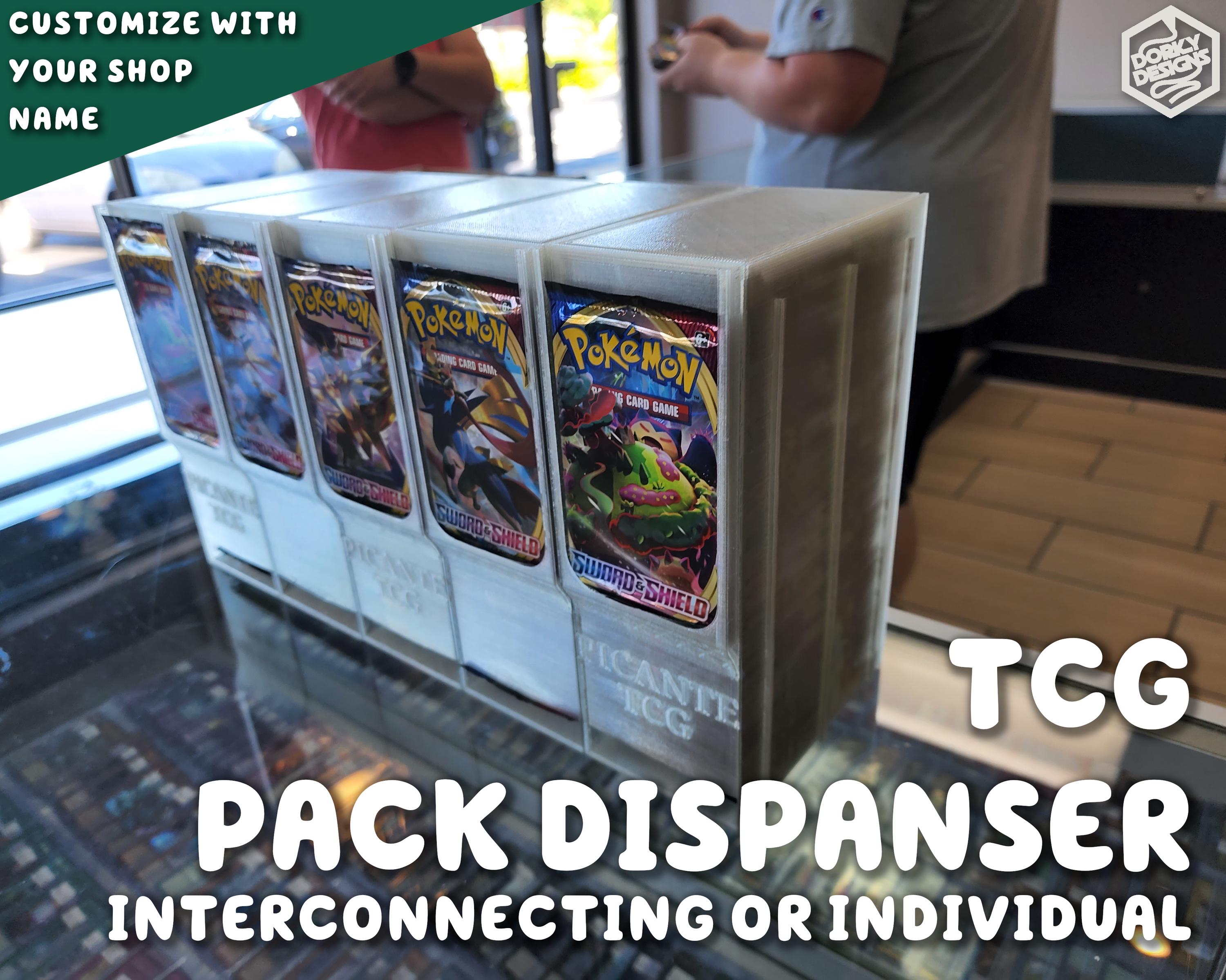 Pokemon Card Pack Dispenser | Yugioh MTG Magic the Gathering TCG