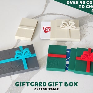 Geschenkkarte Geschenkbox | Anpassbare ultimative Geschenkverpackung für Halterträger vorhanden Benutzerdefinierte Text-Spardose Passen Sie Ihre Farben einzigartig an