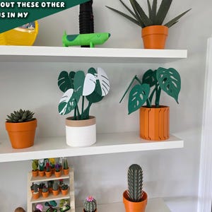 3D Printed String Of Pearls Plant | Articulating Fake HousePlant For People Who Can't Keep House Plants Alive Decor Expandable & Spinny Pot image 11