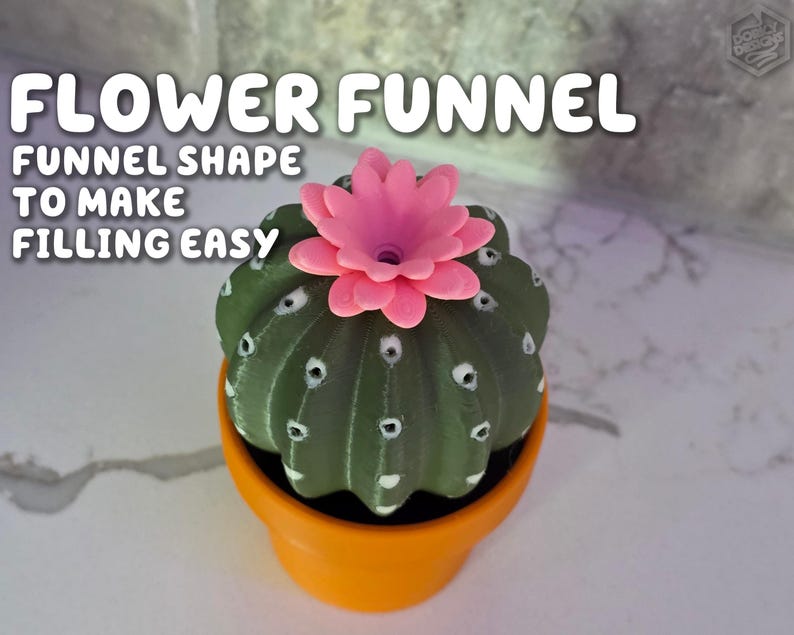 Cactus Salt and Pepper Shaker | Spikey Spices ForgeCore Instagram Tik Tok Viral Functional 3D Printed Plants & Planters Kitchen Home Daily image 5